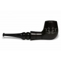 Cachimbo Bertoldi New Rose Preto com Filtro 9mm
